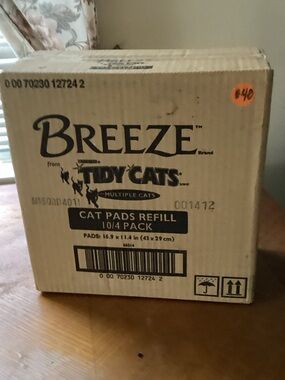 Breeze Tidy Cats Cat Pads Refill - Brown - 10/4 Pack